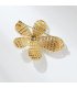 XSB060 - Golden Flower Brooch